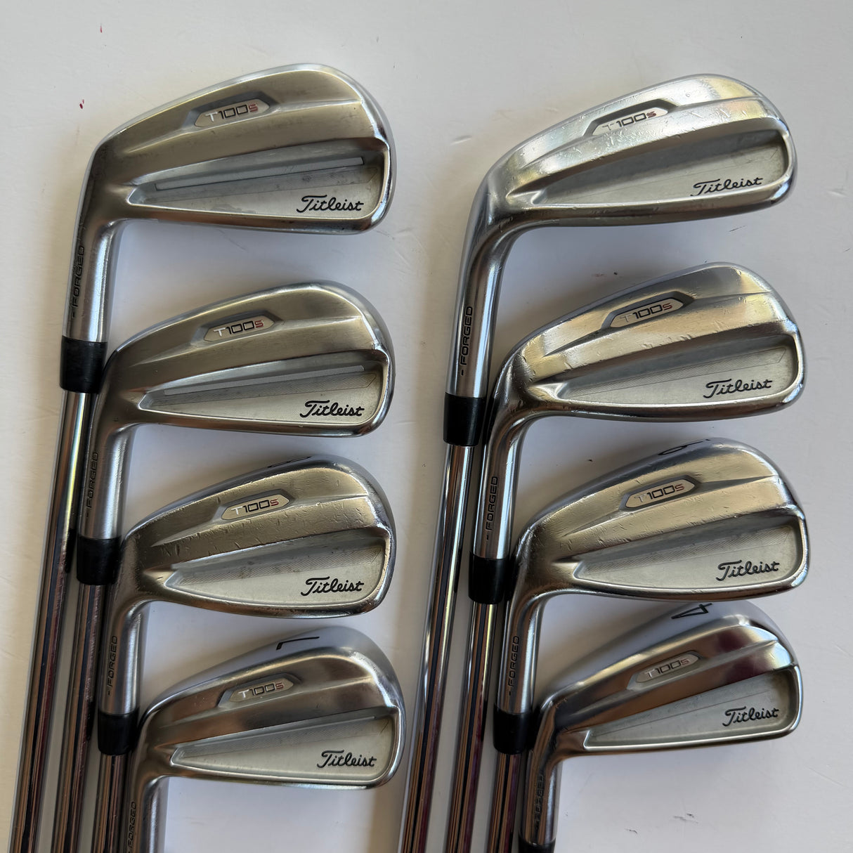 Left Hand Titleist T100s Iron Set 4-P+48* Regular Plus Flex
